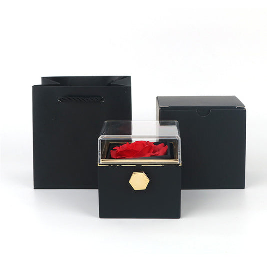 Rotating Rose Gift Box