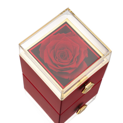 Rotating Rose Gift Box
