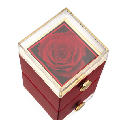Rotating Rose Gift Box